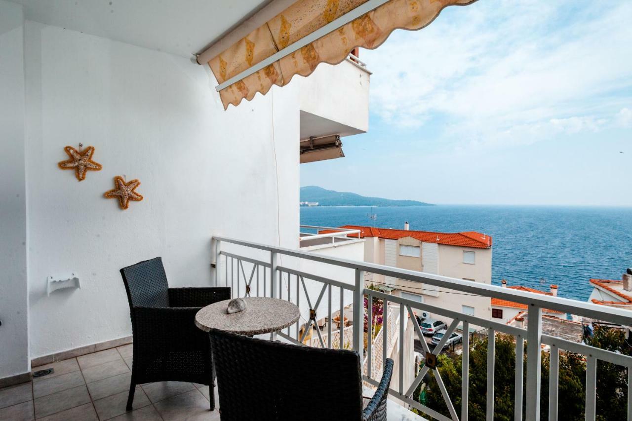 Appartamento Casa Bianca Μεζονέτα Με Θέα Στη Θάλασσα Neos Marmaras Esterno foto