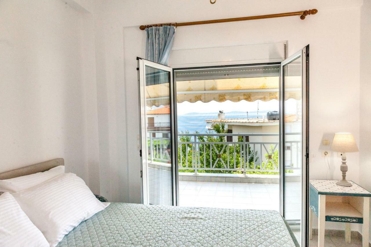 Appartamento Casa Bianca Μεζονέτα Με Θέα Στη Θάλασσα Neos Marmaras Esterno foto
